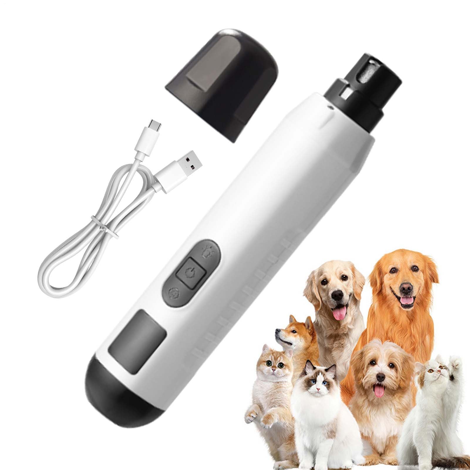 Outil de toilettage pour pattes de chien silencieux fini les griffes coupées trop court