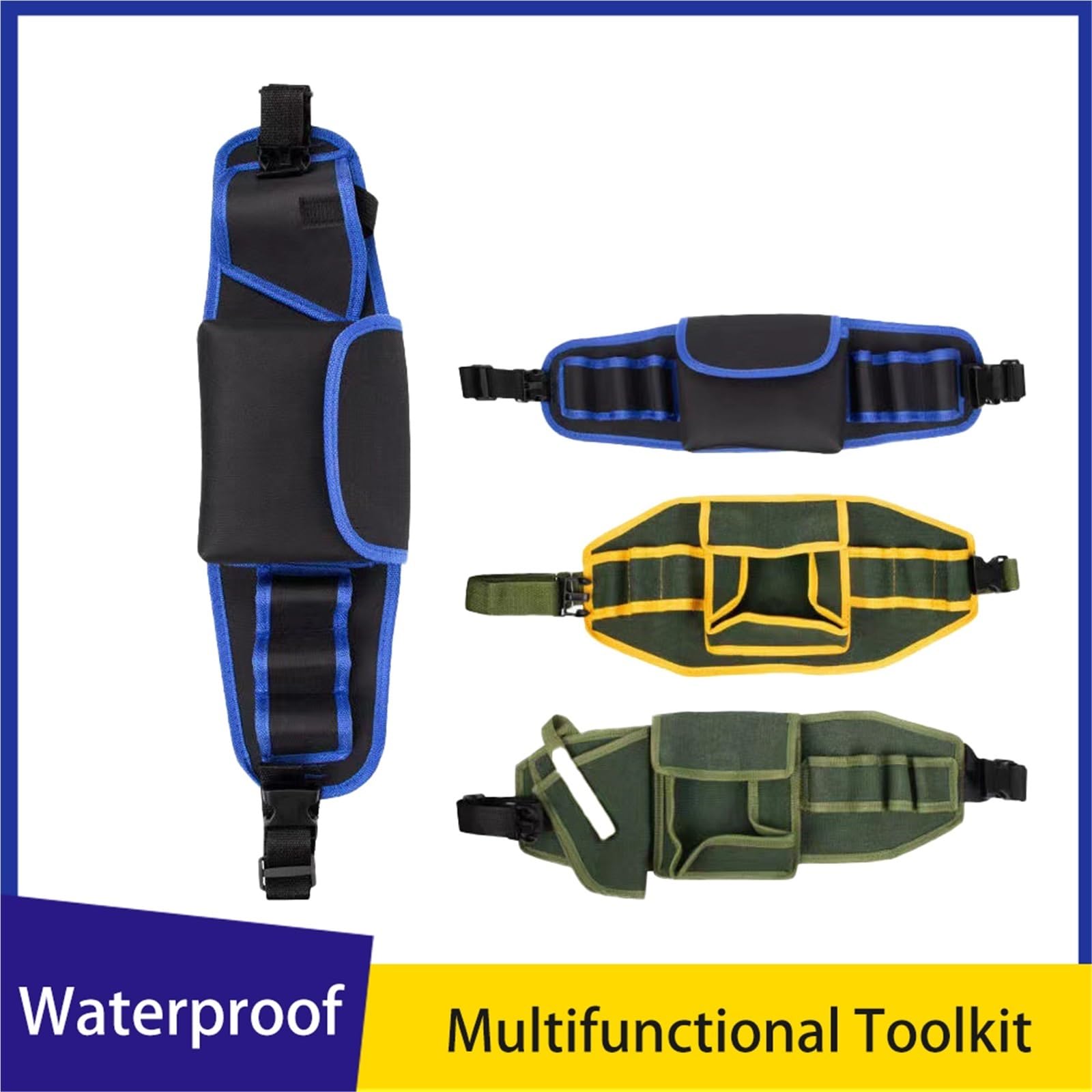 Pochettes pour Ceinture à Outils, Trousse à Outils multifonctionnelle en Tissu Oxford, Sac de perceuse électrique Suspendu à la Taille, électricien Travail du Bois