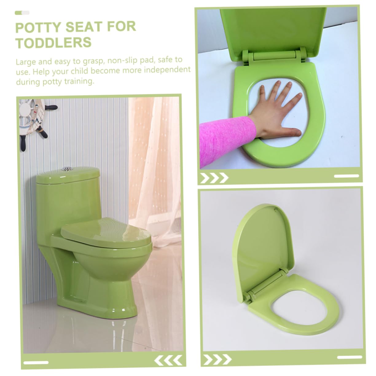 Cabilock Asiento De Entrenamiento Para Inodoro Portátil Antideslizante Para Pequeños De Almohadilla Para Uso Viajes