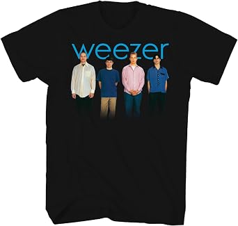 2Bhip Weezer Blue Album Photo Rock Band Graphic T Shirt for Men Women