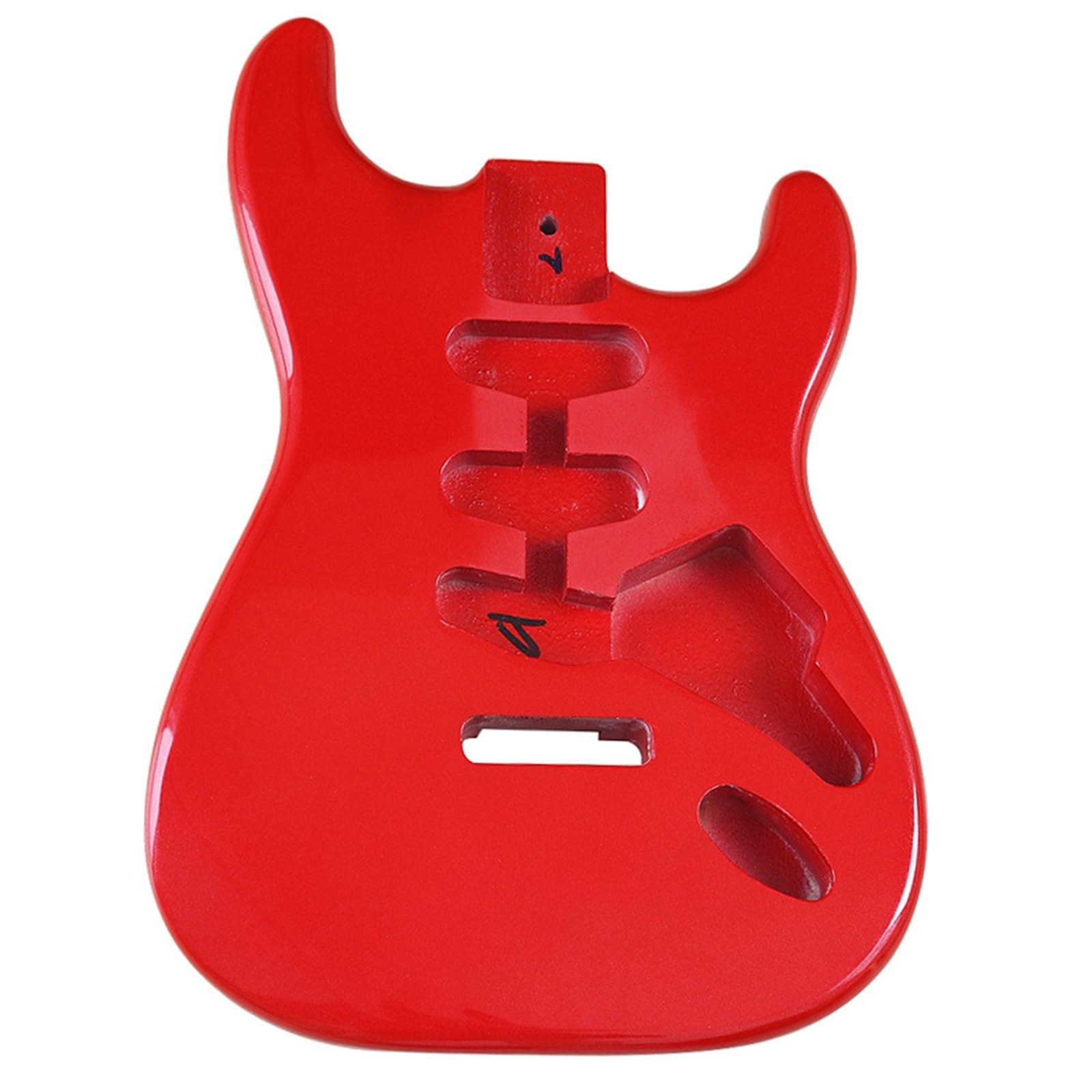 Guitar Body Kit Glossy Three Single Poplar Electric Guitar Body Modification DIY Accessories