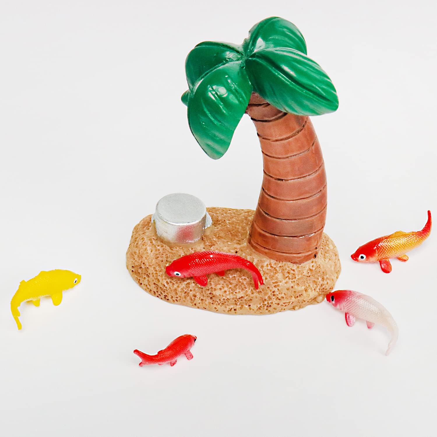 X Hot Popcorn 40 Pcs Miniature Fish, Small Plastic Fish, Mini Koi Fish