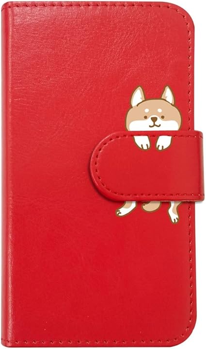 Amazon Co Jp Moimoikka F 04j らくらくスマートフォン4 手帳型 スマホ ケース 柴犬 動物 キャラクター かわいい レッド 犬 イヌ アニマル ダイアリータイプ 横開き カード収納 フリップ カバー スマートフォン モイモイッカ もいもいっか Sslink 家電 カメラ