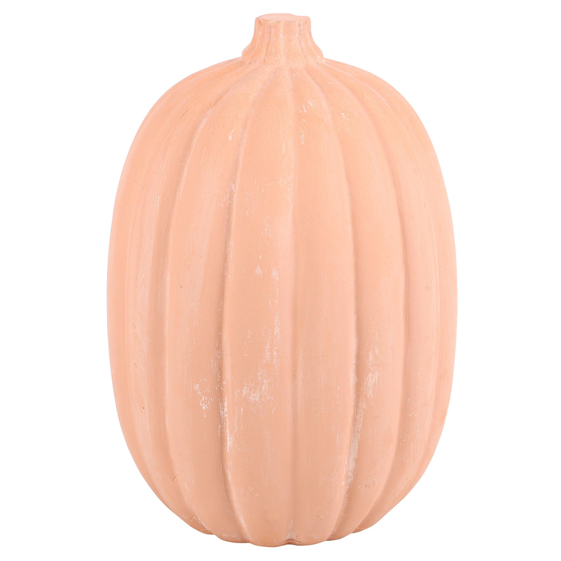 Something Different Wholesale 30 cm Terrakotta-Kürbis-Dekoration: stressfreies Halloween-Dekor - Unordentlicher, dauerhafter Charme - Vielseitiges Display für den Innen- und Außenbereich - auffällige