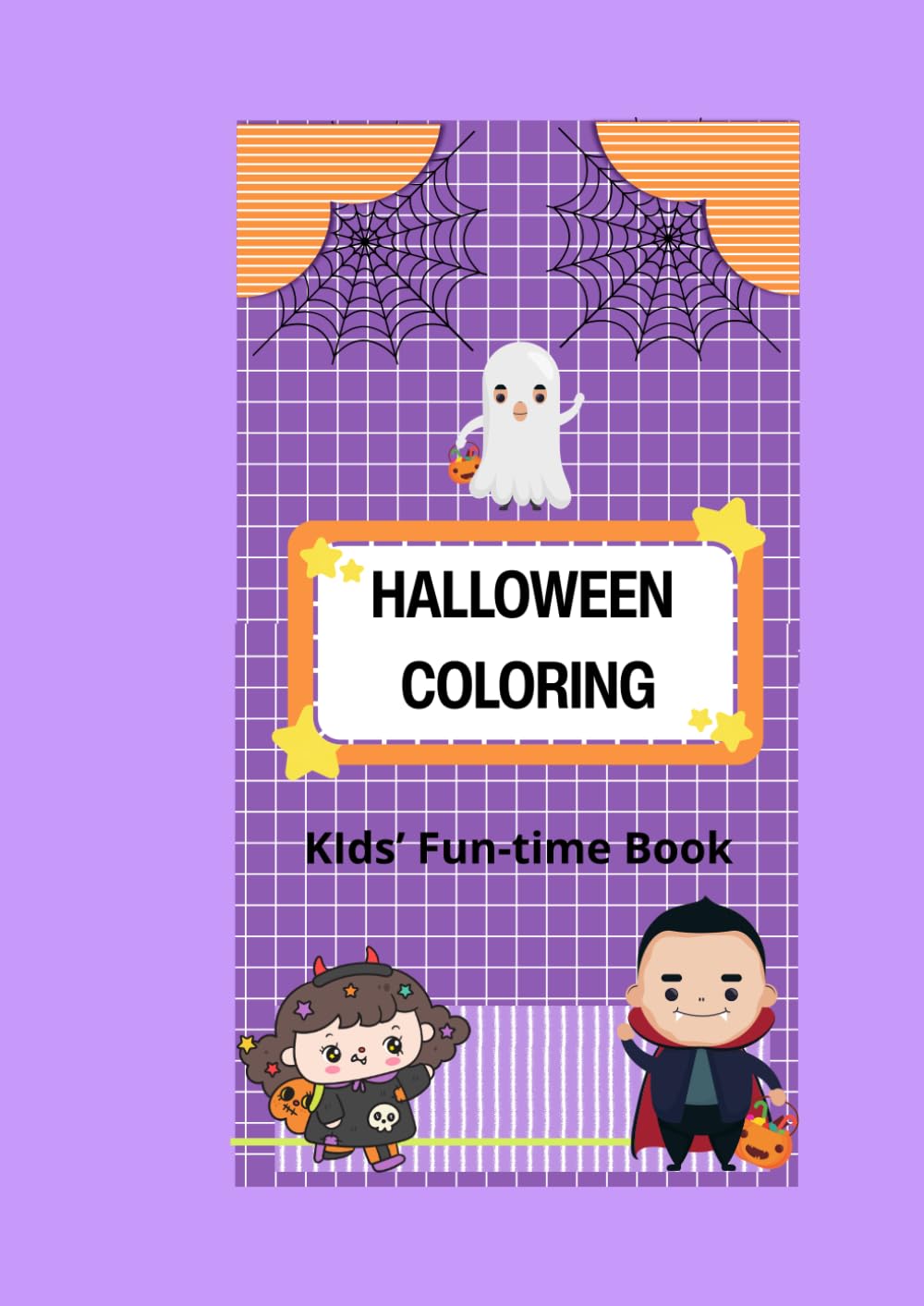 HALLOWEEN COLORING: Kids' Fun-time Book