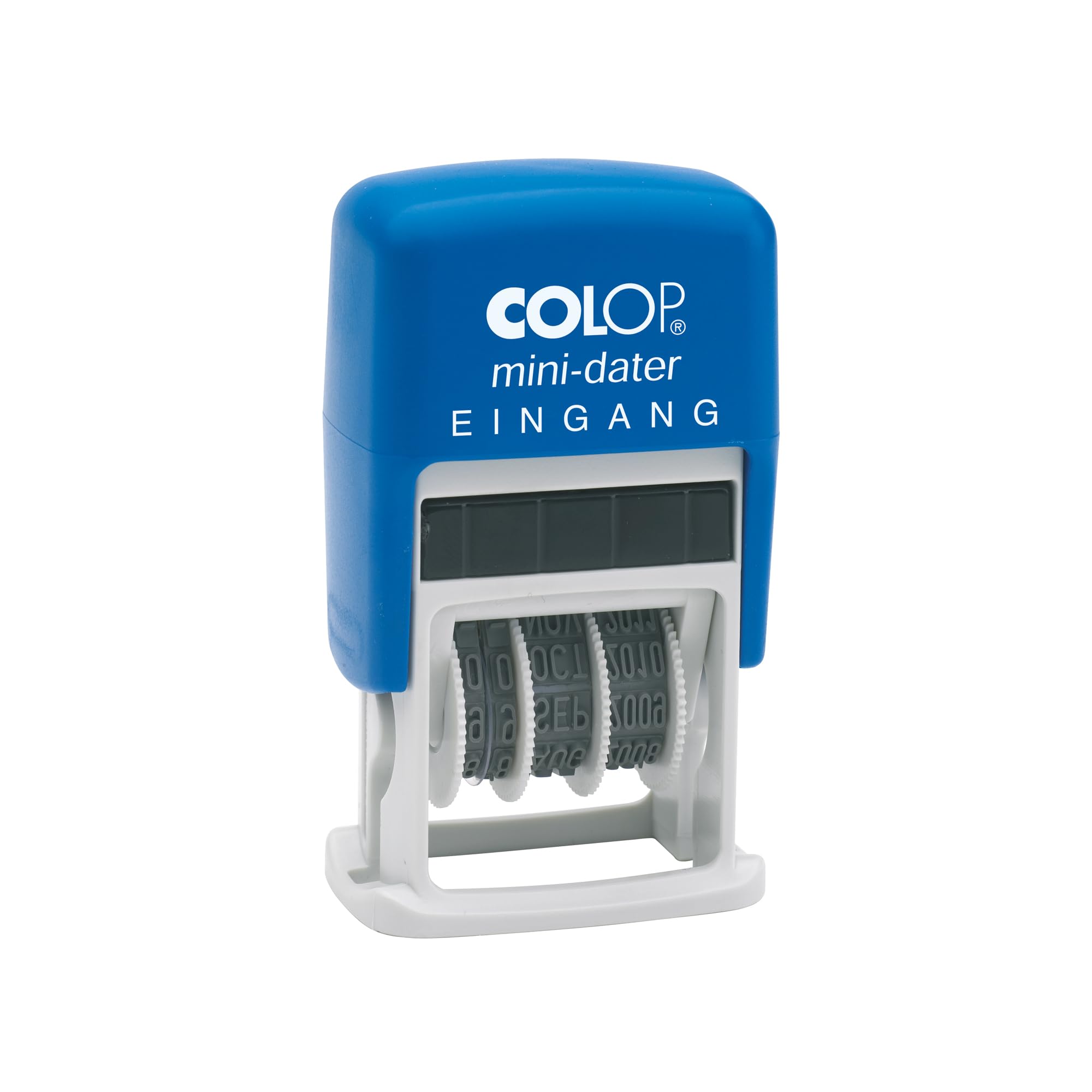 Colop S160/L1 miniDater 5 x 25 mm, 4 mm cushion red/blue input, 7 x 4 x 2 cm