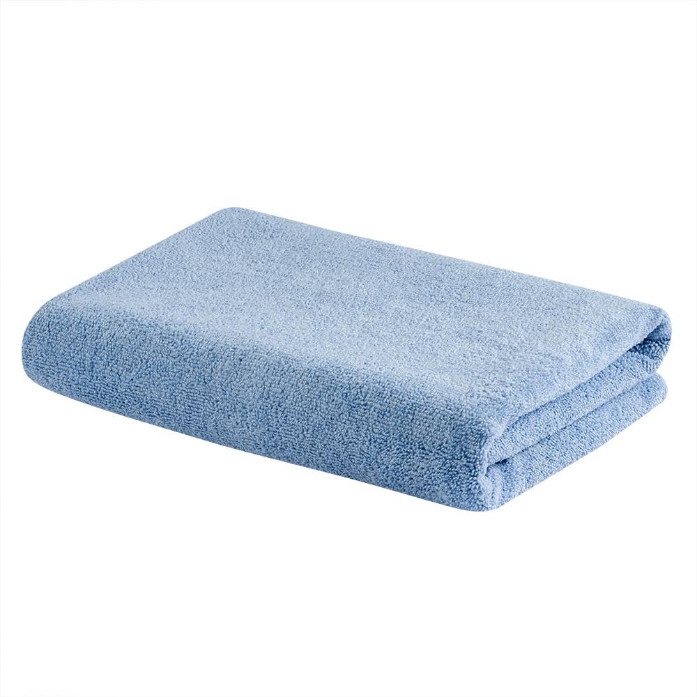 Wakefit Microfiber Towel | 350 GSM | Bath Towel, Microfiber Towels for Bath, Towel for Women, Towels for Bath Men, Gym Towel for Men Workout, Hand Towels 60x120 cm (Delicate Blue, Set of 1)