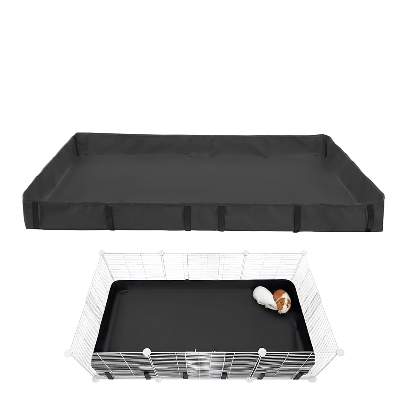 Quzente Waterproof Guinea Pig Liner Base, Guinea Pig Cage Liner, Washable Tarp Bottom Hamster Bedding, Hamster Pee Pad Bedding For Small Animals Chinchillas Rabbits Bunny Hamsters Hedgehogs