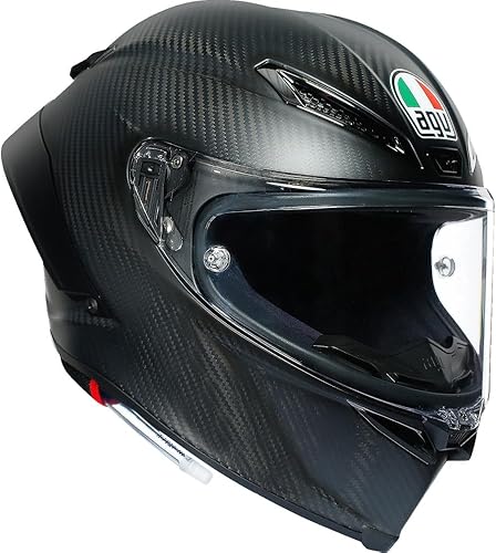 Agv Pista GP RR Mono Casco Mono Mate Carbono Pequeño Negro Mono Mate Carbono