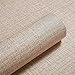 HautStore Lino Caqui Papel Pintado Autoadhesivo, 0.4*10m Autoadhesiva Resistente al Agua Papel Pared PVC Adecuado Para Todo Tipo de Lugares Lisas y Planas Como la Tabla Cocina Habitación Baño