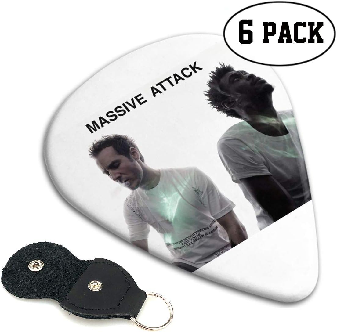 Massive Attack Guitar Picks â€“ 6 Pack Universal Guitar Picks For Acoustic And