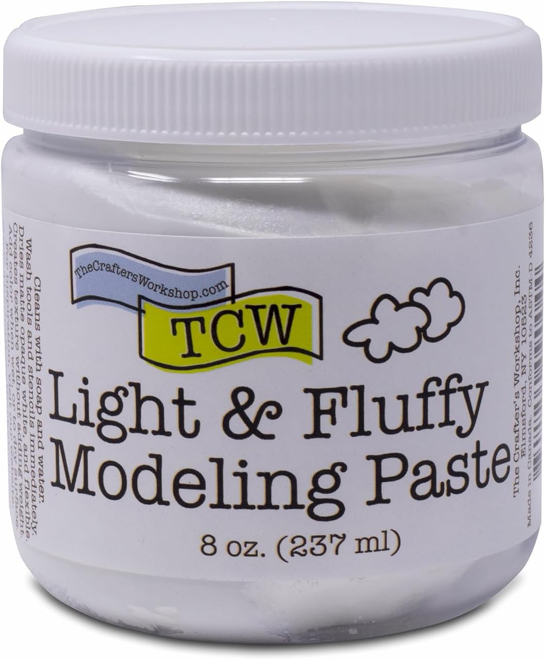 The Crafter's Workshop Modeling Paste 8oz Light/Flu