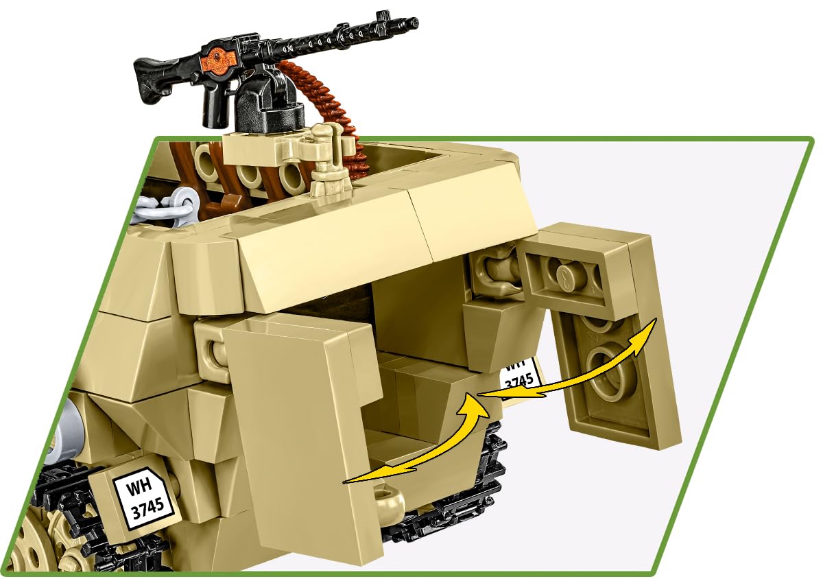 Cobi Historical Collection World War II 3130 Half Track SD.Kfz 3130