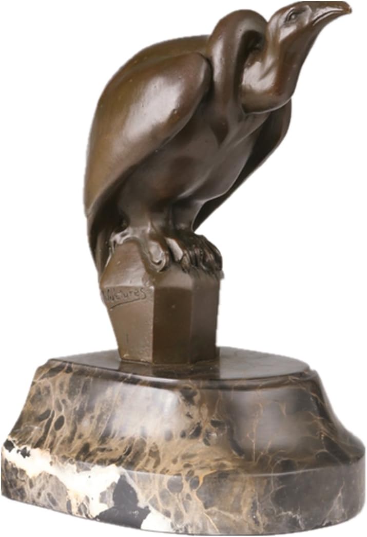  Bronze  Small Sculpture  Vulture Figurine 