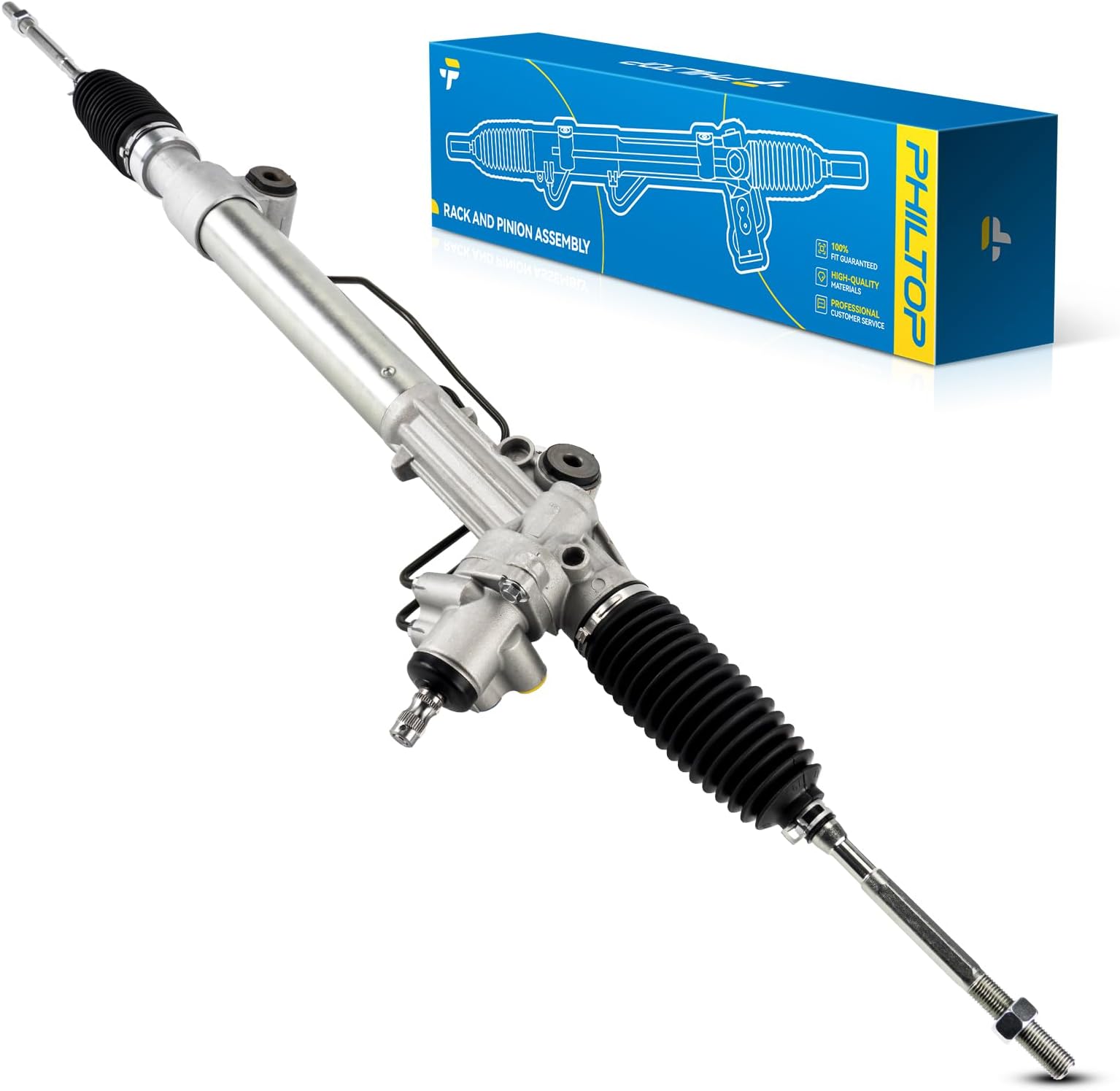 PHILTOP Hydraulic Power Rack and Pinion Assembly Replacement For 2006-2011 ML350, 2007-2012 GL450, 2008-2012 GL550, 2007-2009 ML320, 2010-2012 GL350, 2006-2007 ML500, 264022