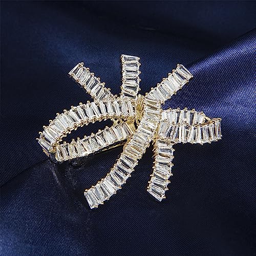 Image of Brooch Pins for Women Fashion Jewelry Cubic Zirconia Brooches and Pins for Birthday Wedding Party Gift