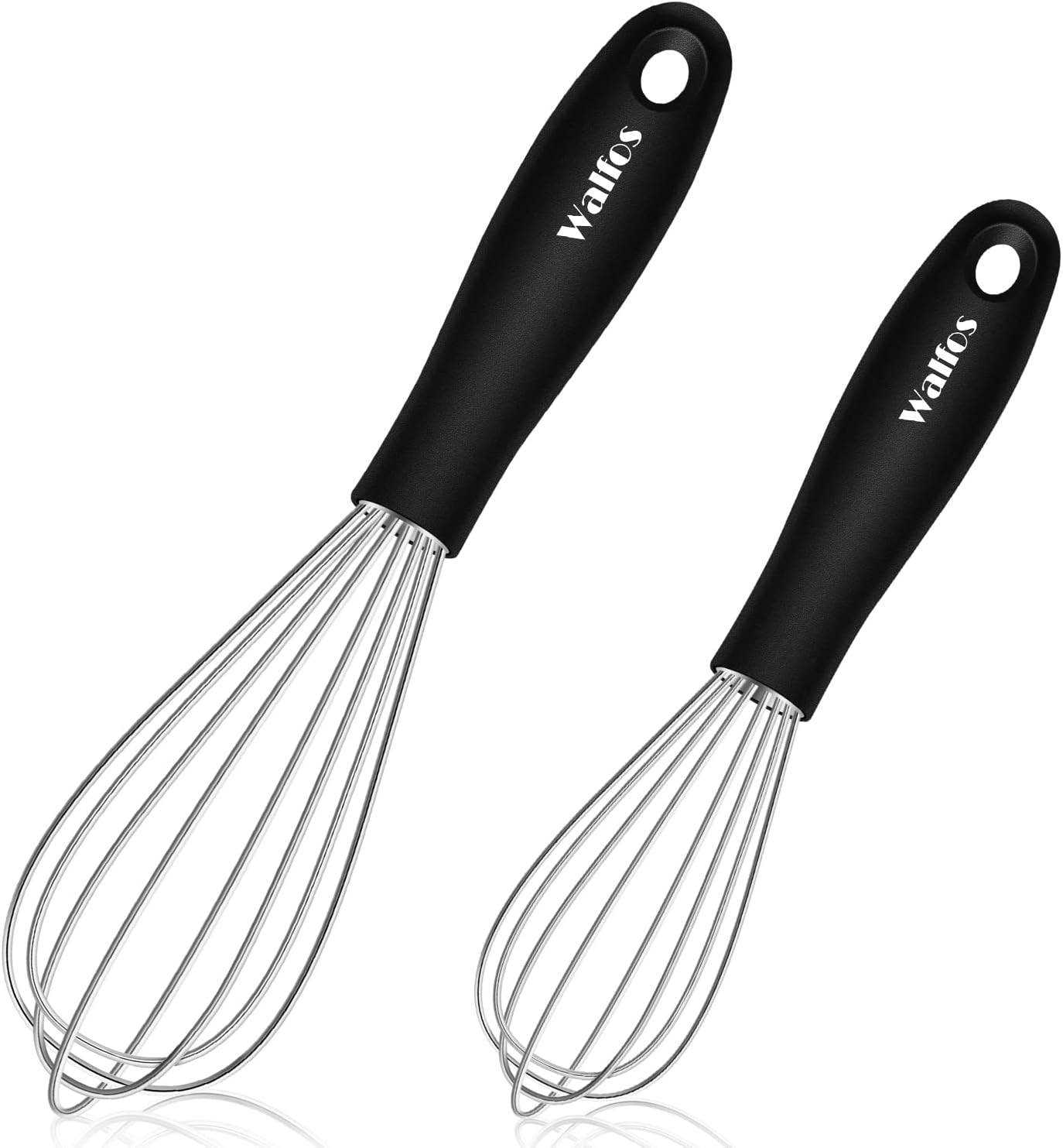 Walfos Mini Stainless Steel Whisk for Cooking Heat