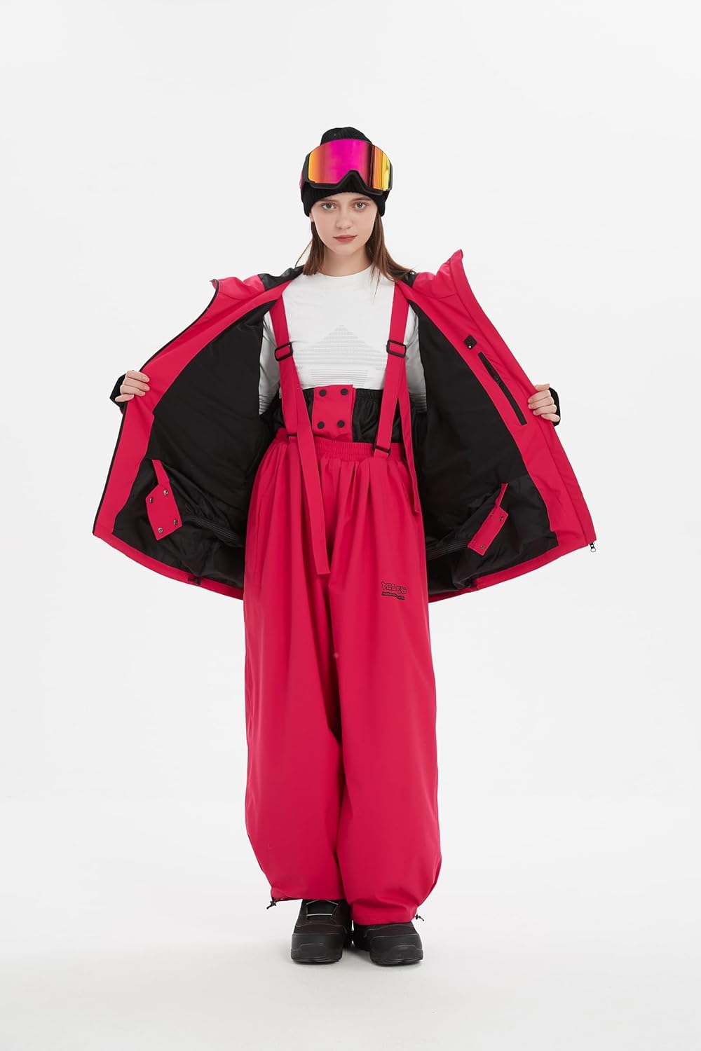 Snow Suits for Women Winter Jackets Pants Cute Ski Coats and Bibs Snowboarding Outfits Insulated Waterproof Windproof