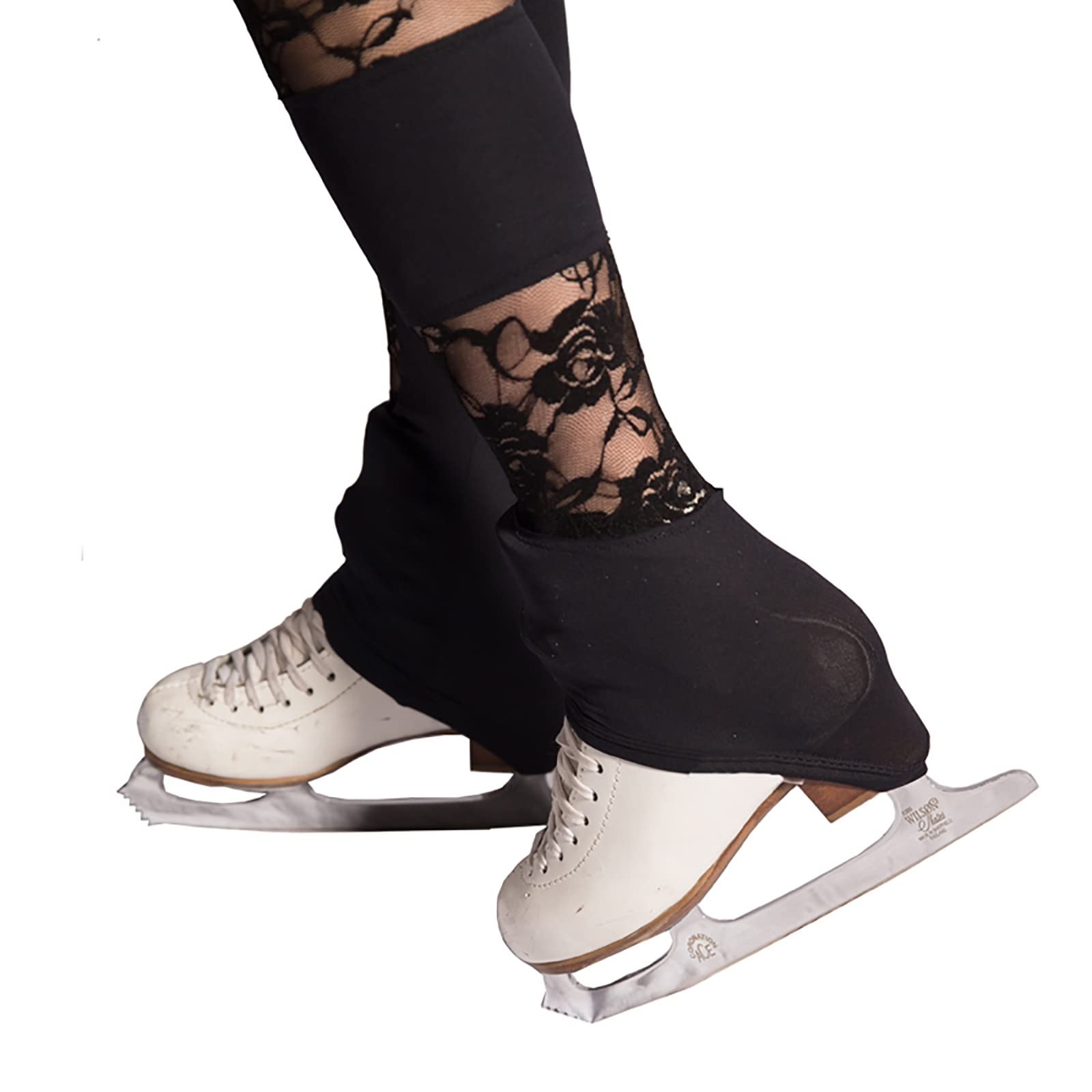 G&F Pantalon Patinage Artistique Filles et Femmes Pantalon D'entraînement Patin Glace Conception Creuse Leggings Vêtements de Sport