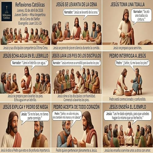 Reflexiones Cat&oacute;licas &ndash; jueves 02 de abril de 2026, Jueves Santo, Juan 13:1-15