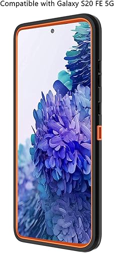 Miniatura 4 de Annymall Funda para Galaxy S20 FE 5G para Samsung S20 FE resistente con protector de pantalla para mujeres y hombres, funda resistente a prueba de