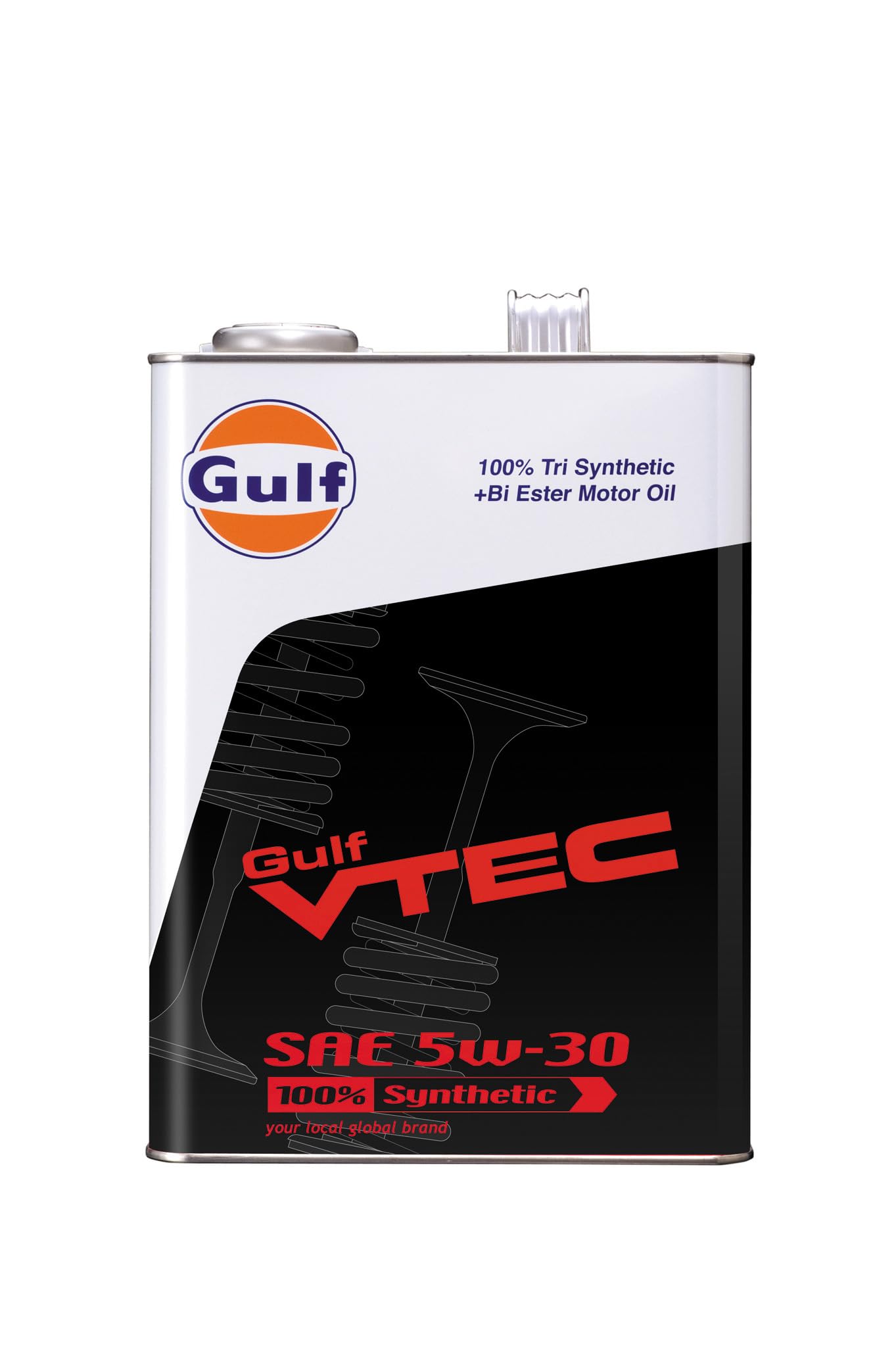Amazon | ガルフ(Gulf) エンジンオイル VTEC 5W-30 100% Synthetic 4L