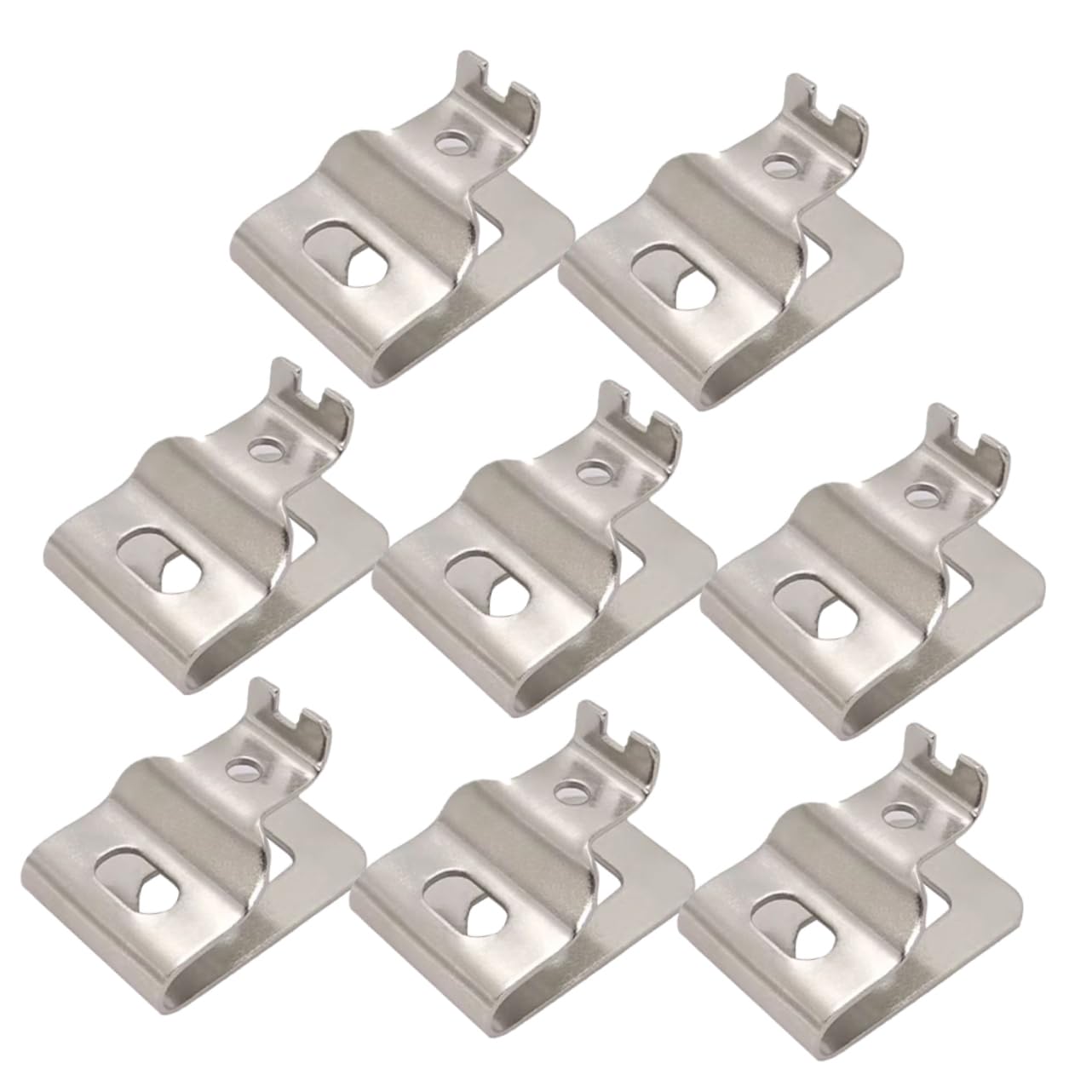 EXCEART 4 Set Fibbia Della Vita Utensile Cintura Di Lavoro Chiave Gancio Per Clip Da Cintura Per Utensili Elettrici Cintura Per Utensili Pesanti Argento Acciaio Inossidabile 8 Pezzi*4