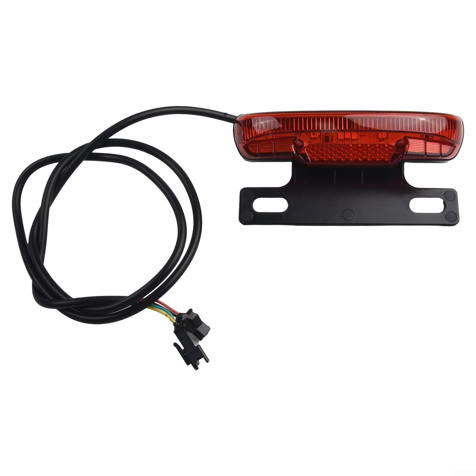 Ebike Rear LightTail 36-60V, Safety Warn Rear Lamp Brake Light Function, Waterproof LED Bicycle Rear Light For Pannier Rack Ebikes