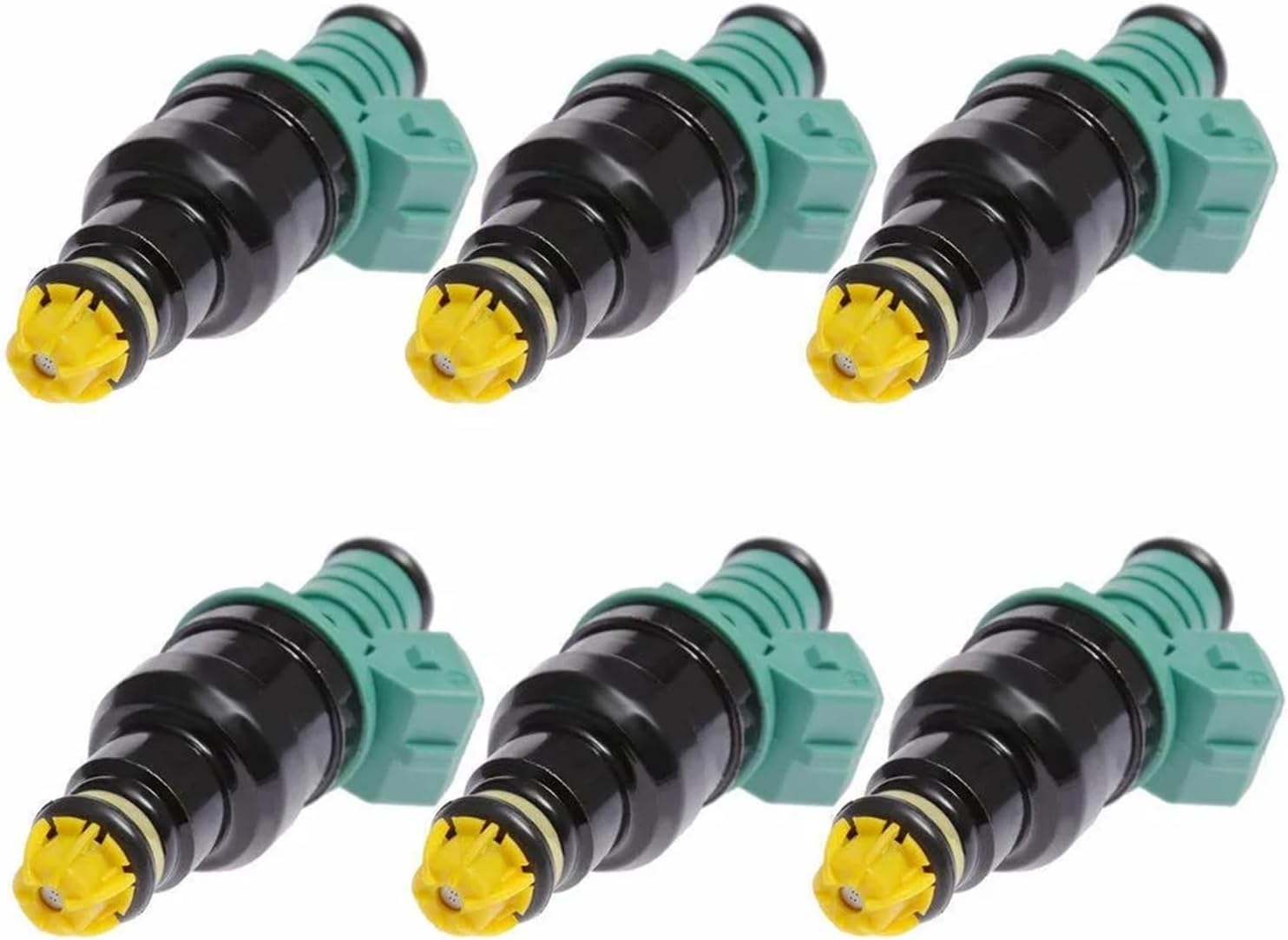 6PCS Fuel Injectors 0280150415 FJ292 Compatible with BMW 323i 325i 525i M3 2.5L 3.0L Flow Matched High Performance Replacement Parts