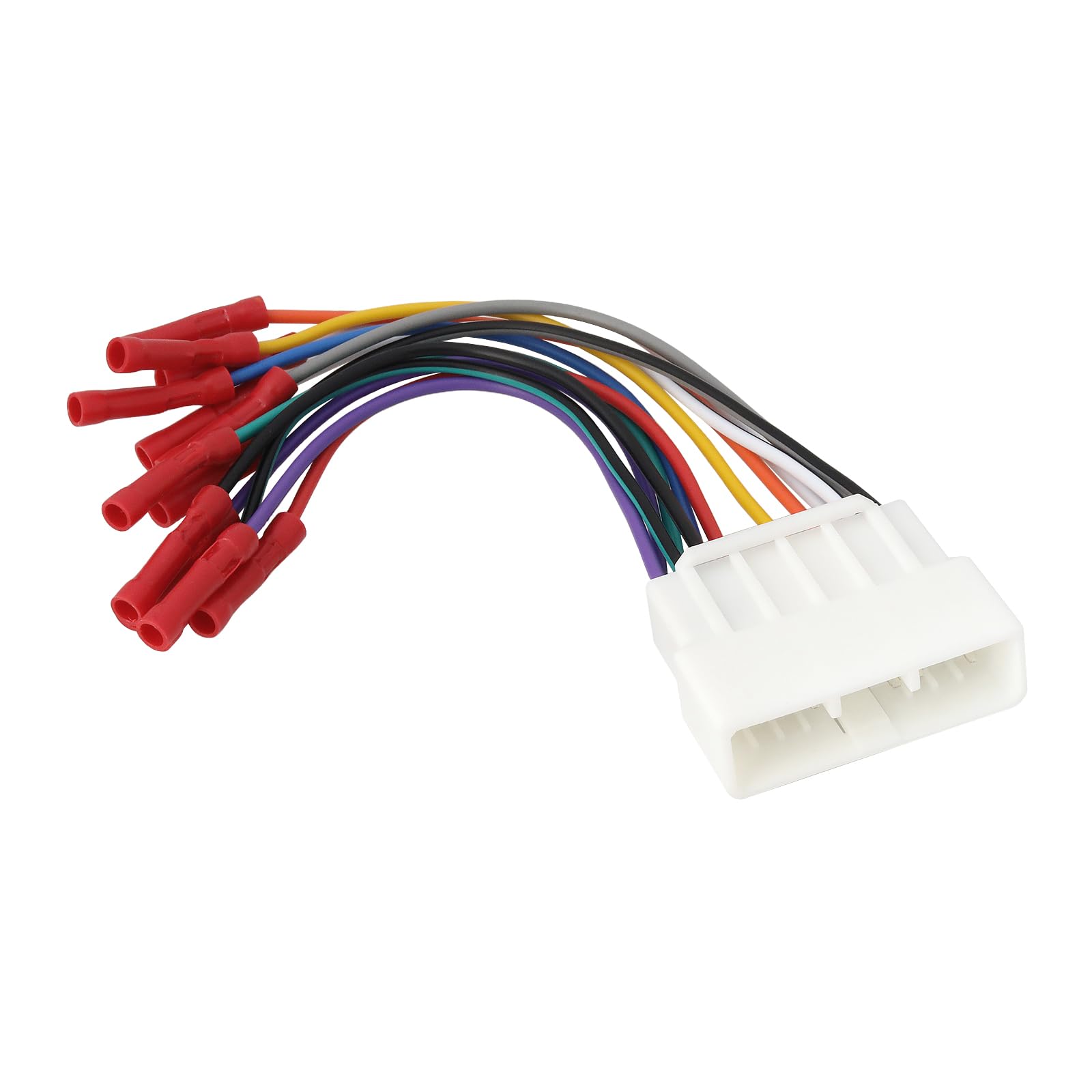 Micro Traders 16 Pin Car Radio Wiring Harness Compatible with Honda Accord Civic CRV 1986-1998 Compatible with Acura Integra CL RL 1986-2001