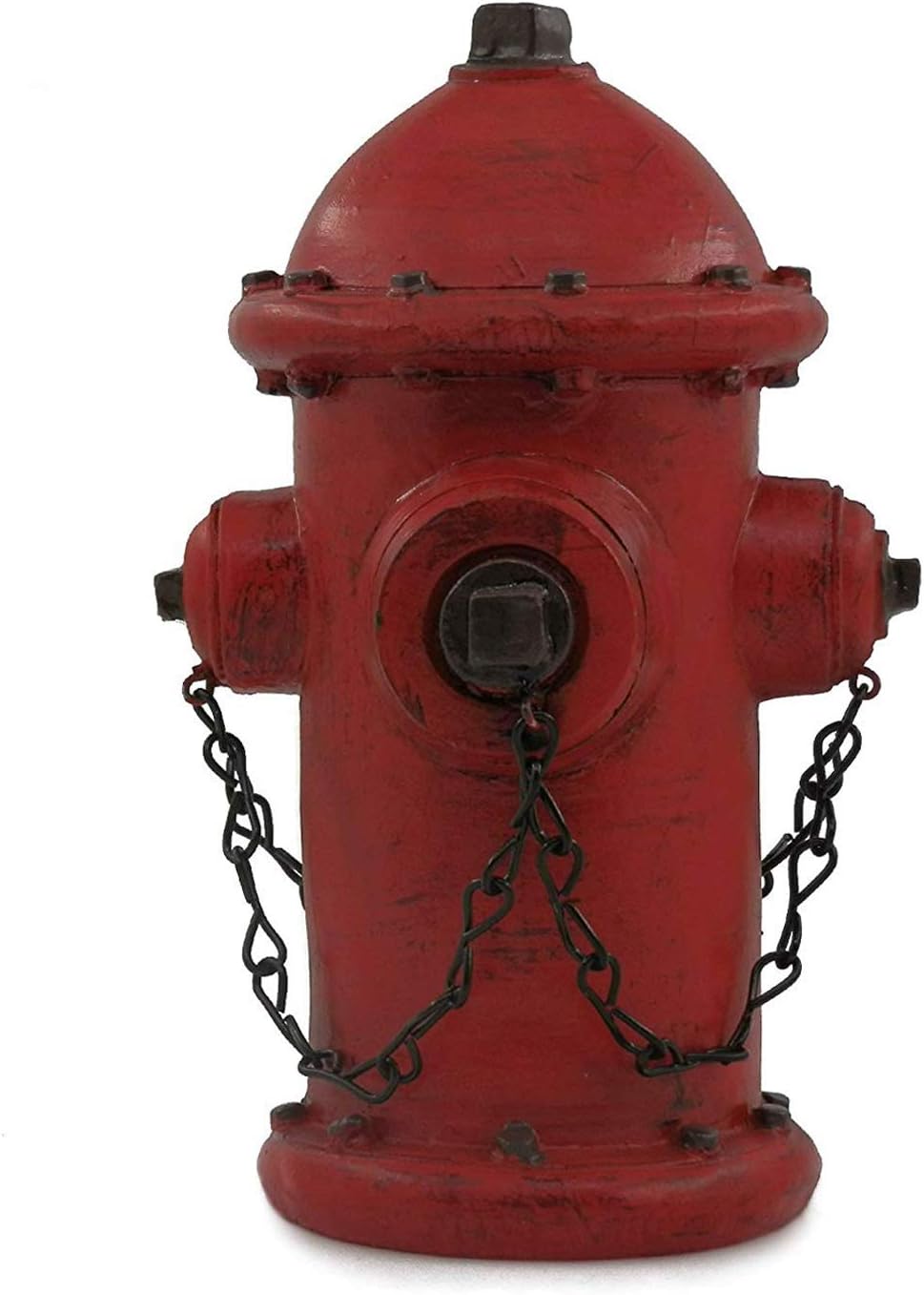 ornerx Resin Fire Hydrant Statue Decor 6" Tall - Small