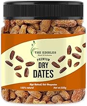 THE EDIBLES Yellow Dry Dates 1 kg | Sukha Khajoor | Pila Chhuara | Yellow Dry Dates | Sukha Khajoor| Pila Chuara [Jar Pack]
