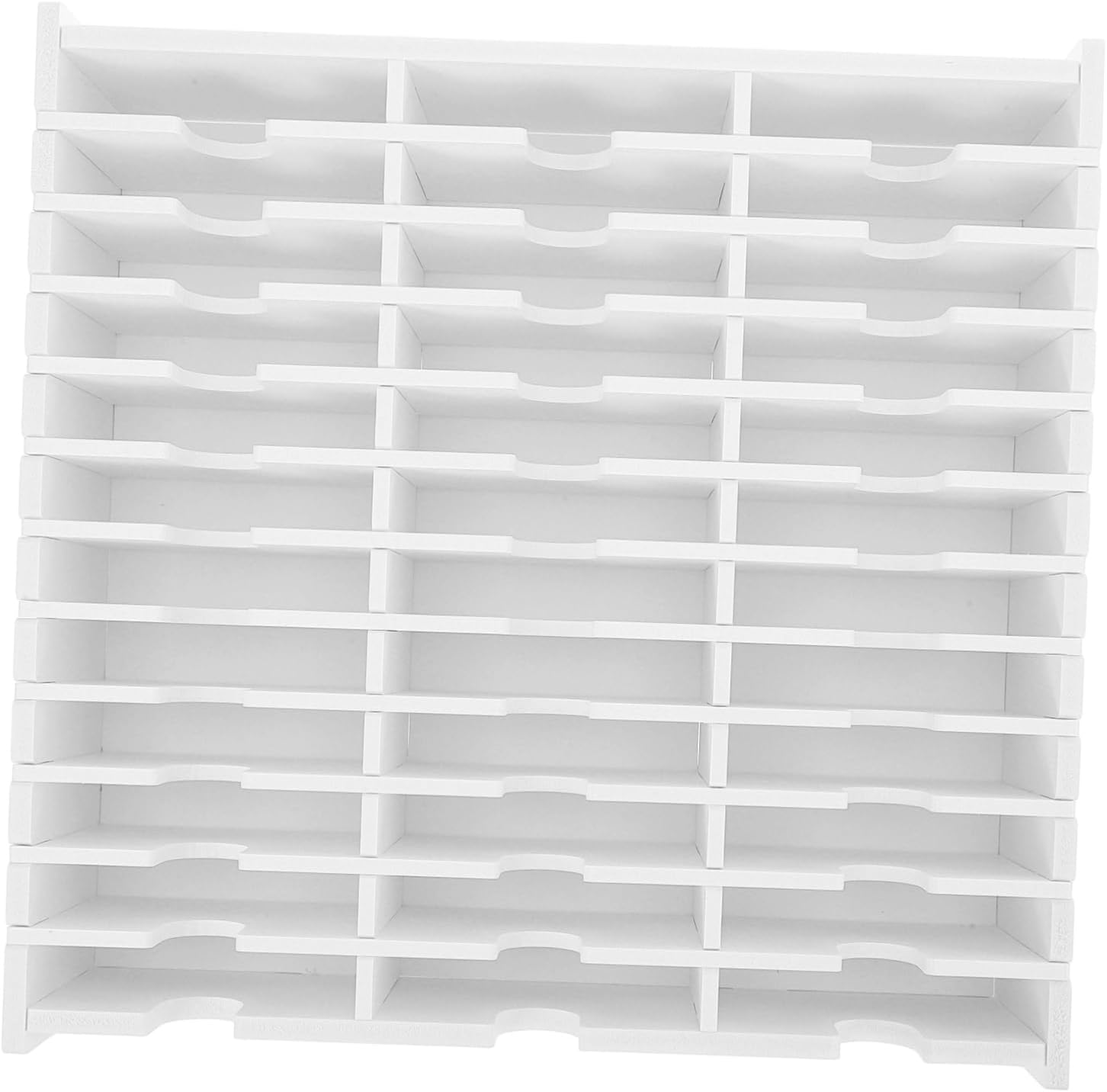 CD Storage Case with Multi Grid Design Holder for Dvds Inkpads Organizer for Home Office and Capacity Storage Bin for Music and Game