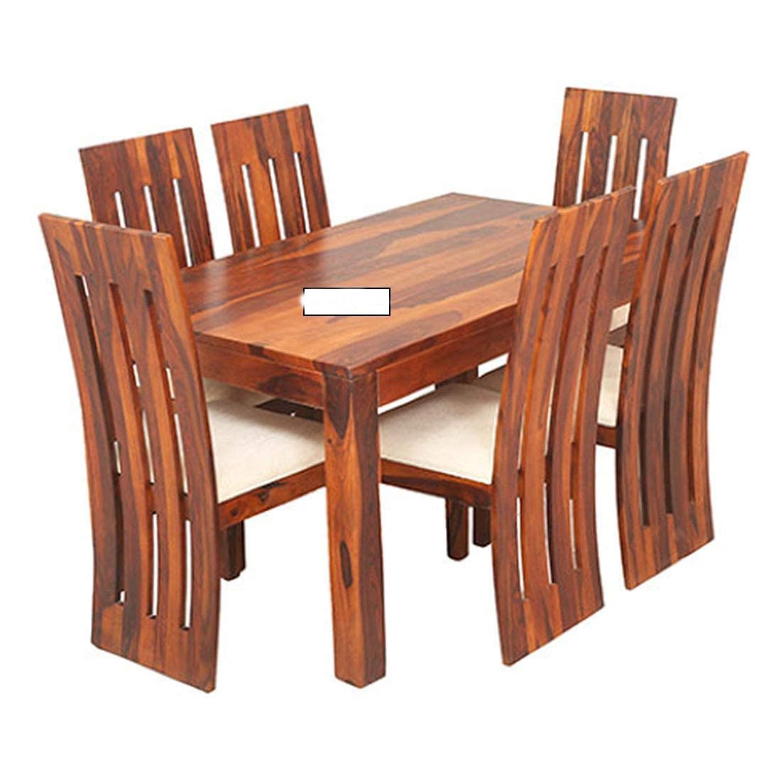 Buy HILL STAR FURNITURE 6 Seater Dining Table Set Sheesham wood Dining Table 6 seater