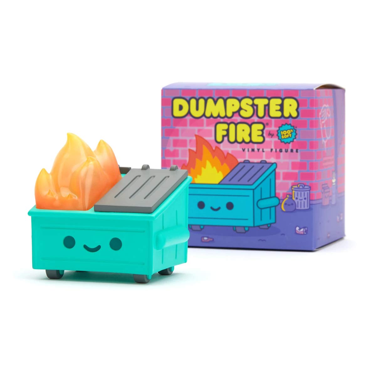 100% Soft Dumpster Fire Vinyl Figure 
