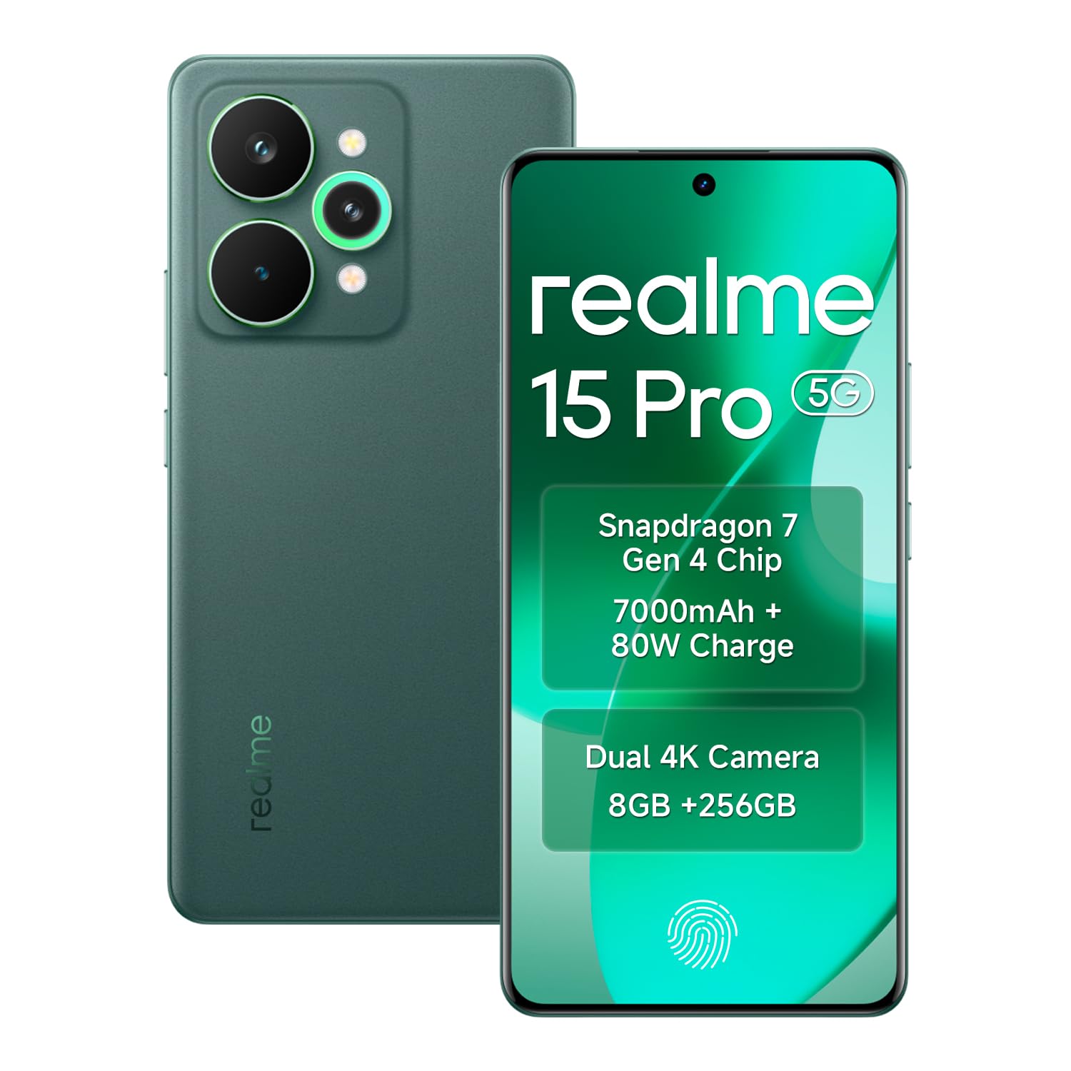 price history - realme 15 pro 5G Smartphone 8GB RAM 256GB ROM Snapdragon 7 Gen 4, 6.8 Inch Display 144Hz, 7000mAh Battery 80W Fast Charge IP69 Waterproof 4K AI Camera (Green)