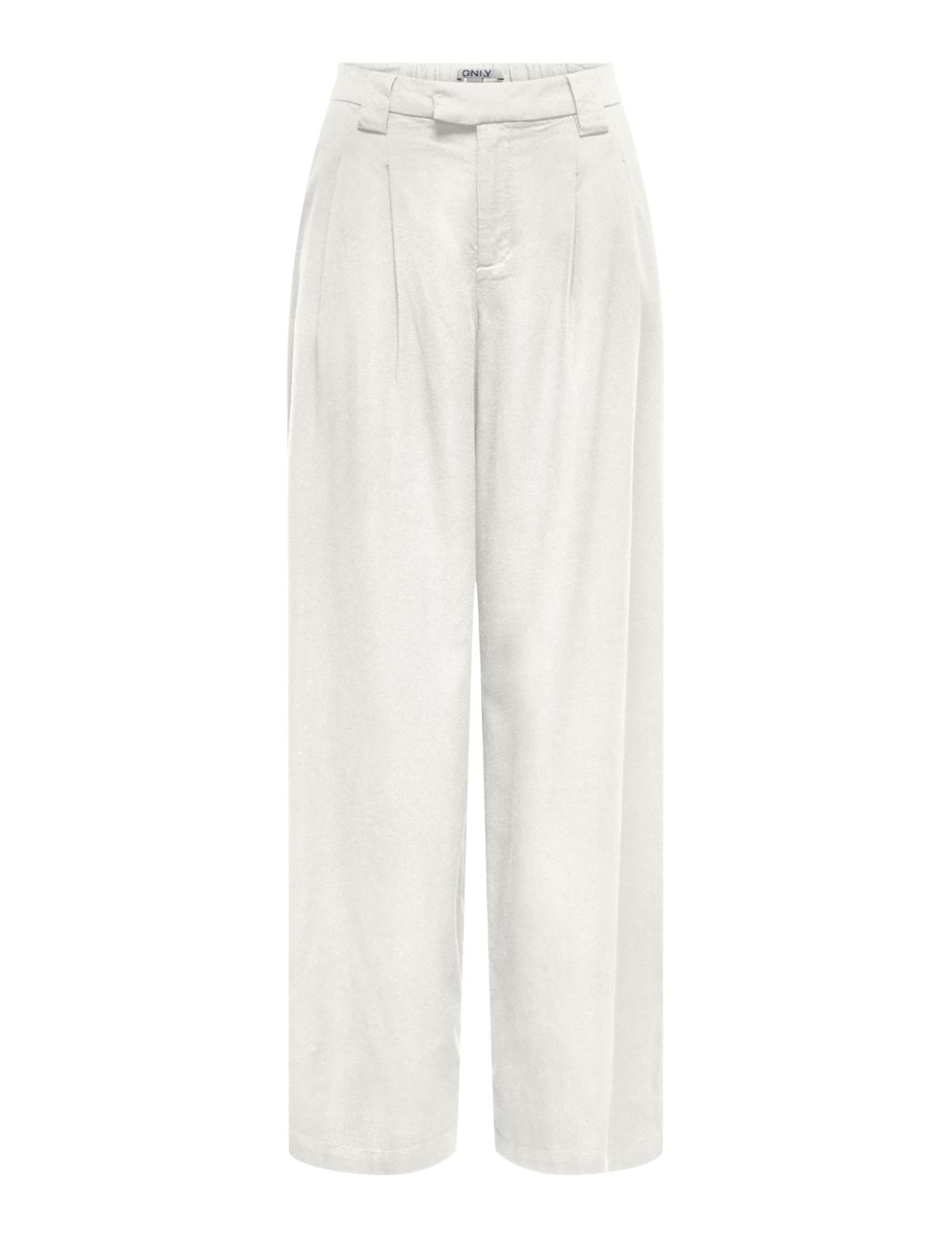 ONLY Onlsvea-Goa Mw Linen Bl Wide Cc PNT, Cloud Dancer, M / 32L