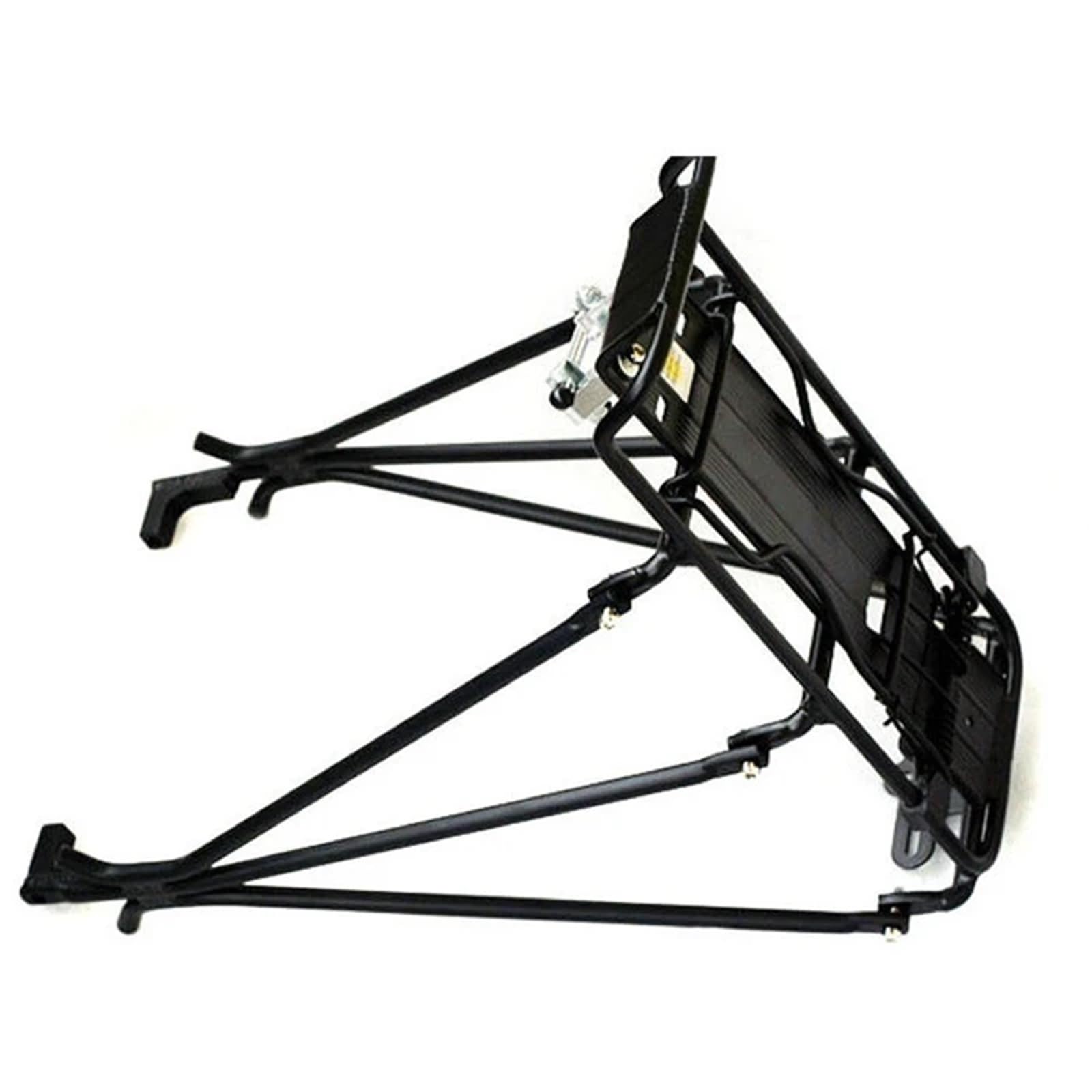 Portaequipajes Trasero para Bicicleta, Estante Trasero for Bicicleta MTB de aleación de Aluminio Negro 35x14cm 65kg for 24-28 Pulgadas
