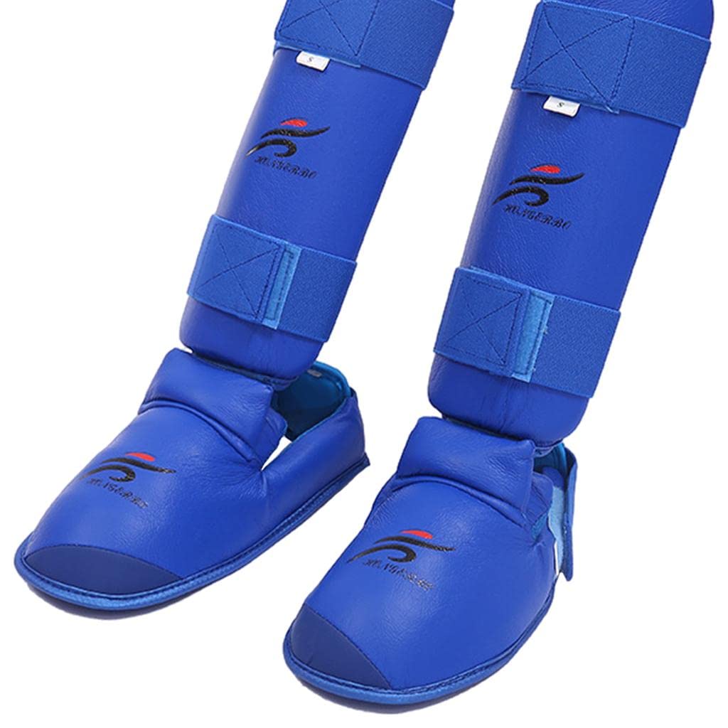 Paratibie E Protezioni per Kickboxing, MMA, Protezioni per Allenamento E Combattimento, Protezioni per Gambe E Piedi per Arti Marziali, Spar, E At