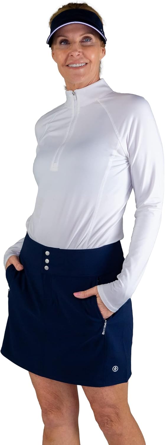 Jofit Women’s Athletic Clothing Signature Golf Skort with Built-in Undershorts