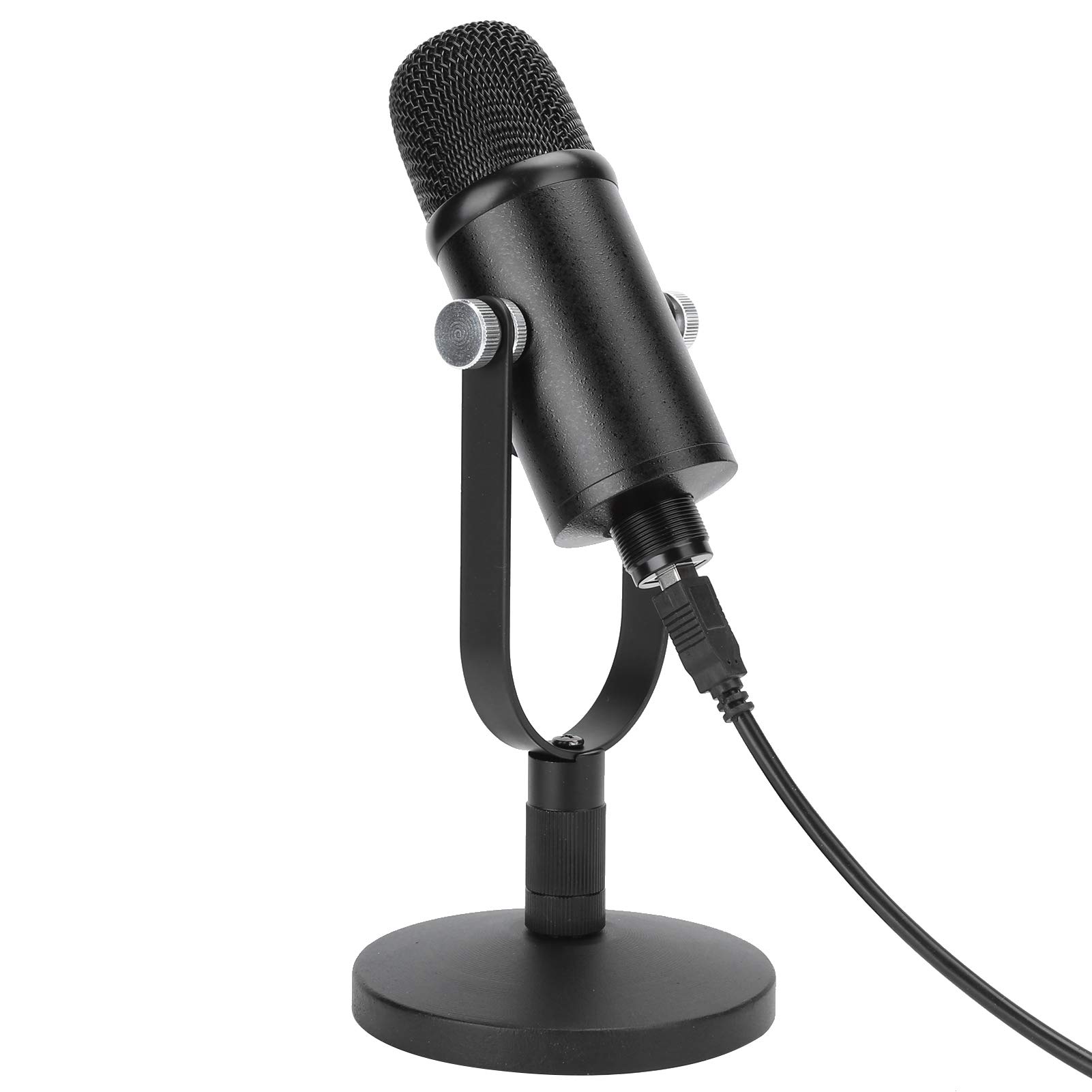 Mikrofon Konferencyjny BM 86, Wyraźny Dźwięk Hi-Fi Mikrofon Wielokierunkowy USB z Adapterem Typu C do Komputera Stacjonarnego i Laptopa, Idealny do Dyktowania, Nagrywania,