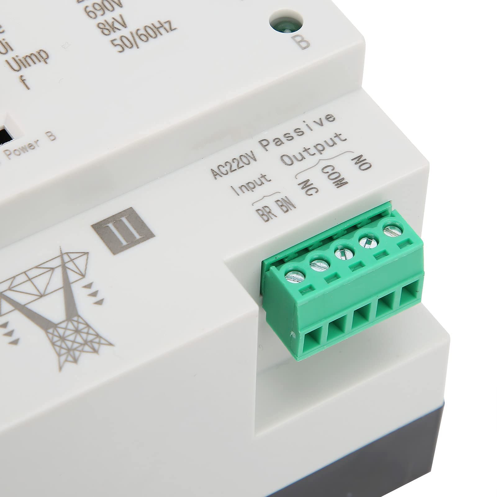 Interruttore di Trasferimento Automatico a Doppia Alimentazione Controller Ininterrotto Interruttori di Conversione Piccoli in Plastica Ignifuga 220V 220