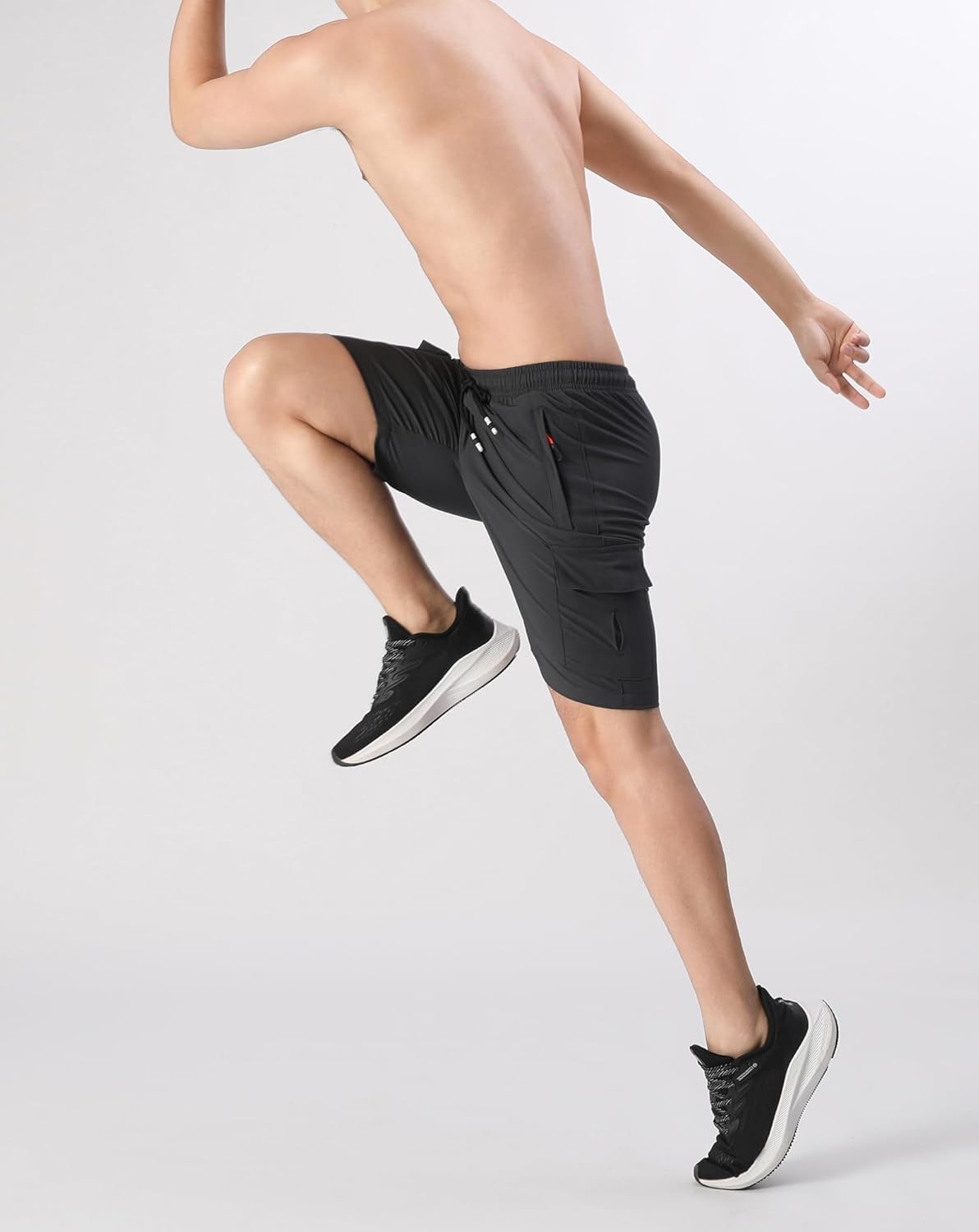 Boys Cargo Shorts Youth Quick Dry Lightweight Pull-On Hiking Shorts for Sports Outdoor with Zipper Pockets - Image 6