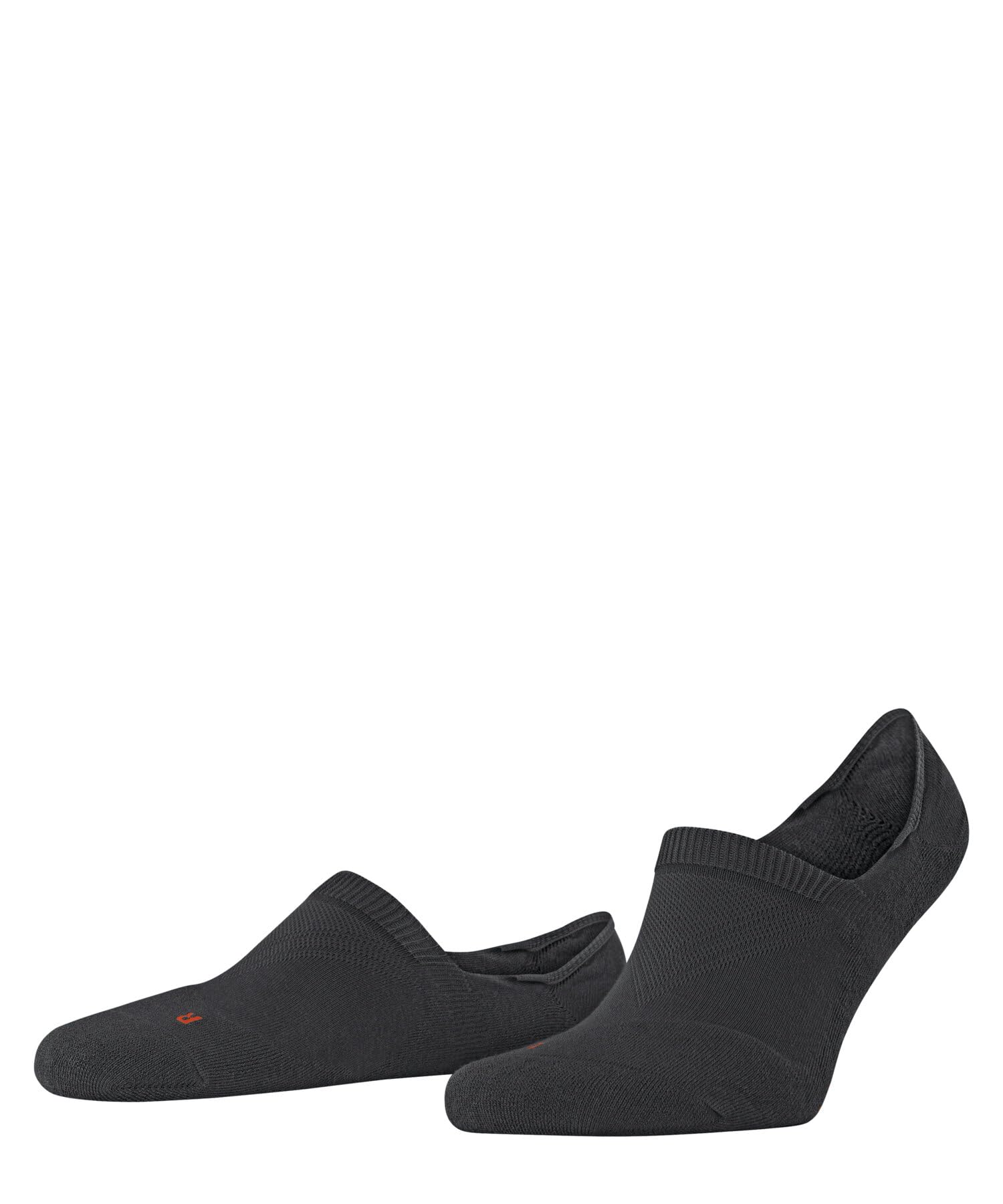 FALKE Unisex Cool Kick Invisible U In Soft Breathable Quick Drying No-Show Plain 1 Pair Liner Socks, Grey Dark 3970, 5.5-7.5
