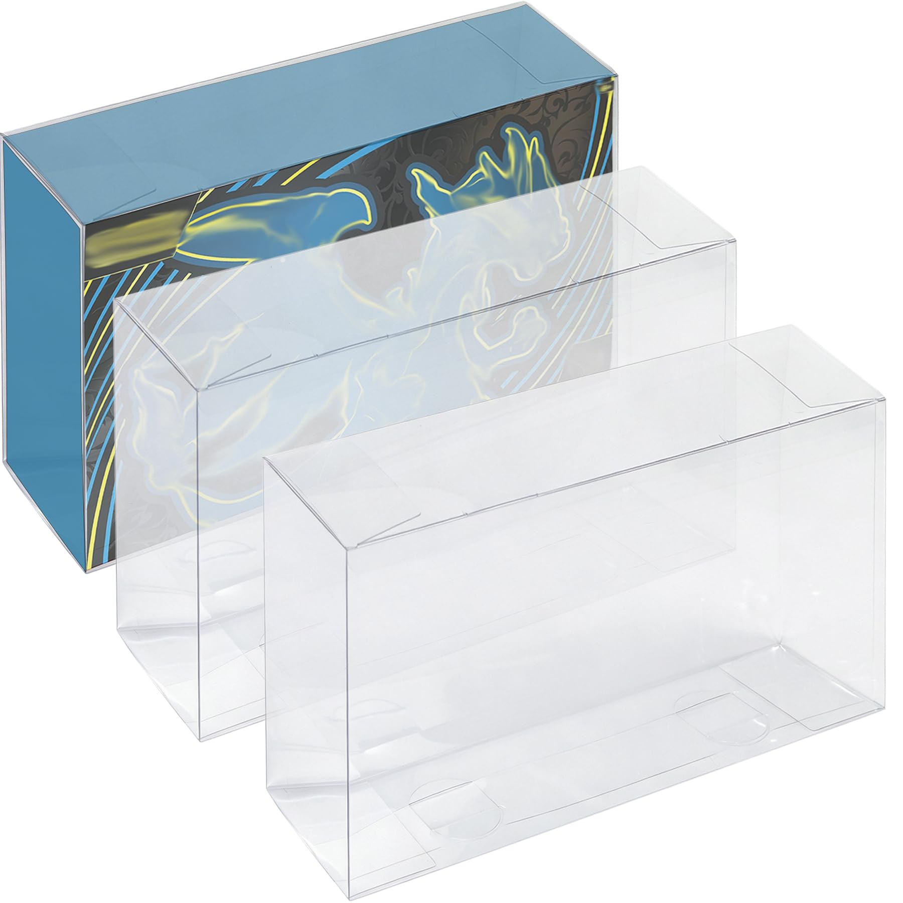 Protector Case for Mega CHARZRD X ex Ultra-Premium Collection UPC and 151 UPC, Clear Premium Collection Boxes for Displays or Storage (2pcs)