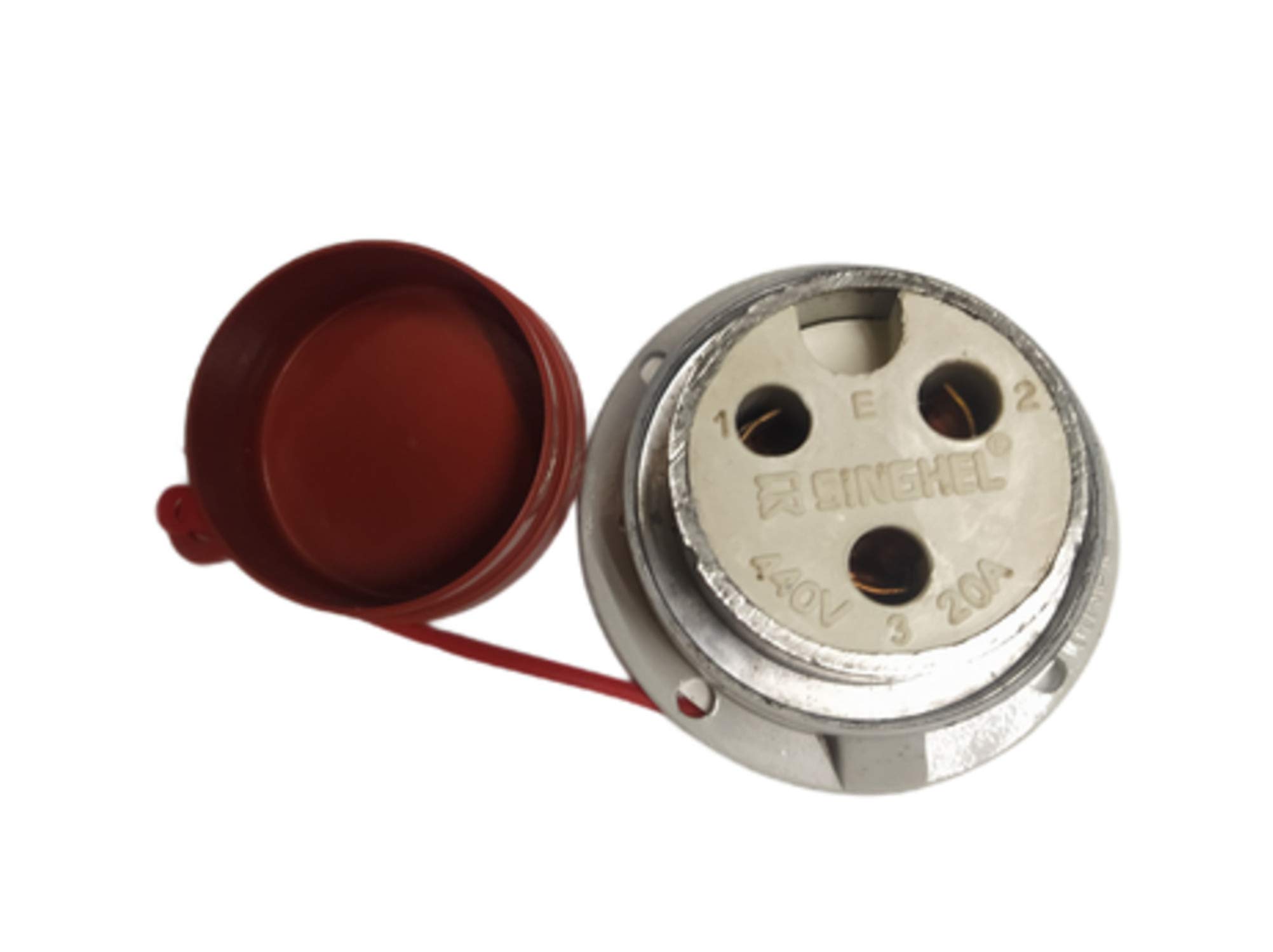 Singhel Industrial Plug and Socket Metal Clad Protected 20 Amp 3 Pole (Socket)