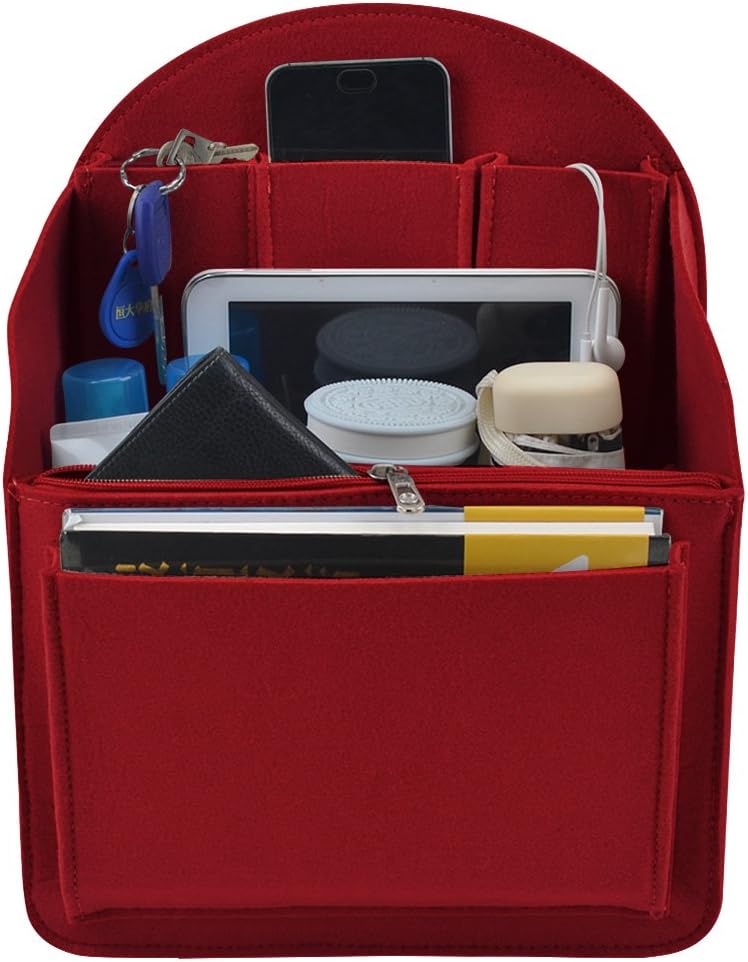 Amazon.com: Enerhu Felt Backpack Insert Organizer Universal Bag in Bag ...