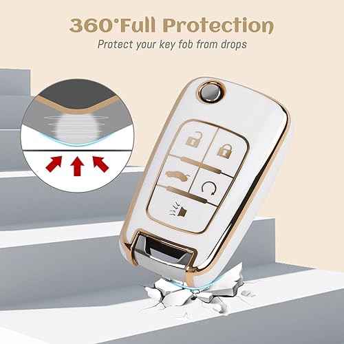 Miniatura 10 de Funda dorada para llavero, Para Chevy