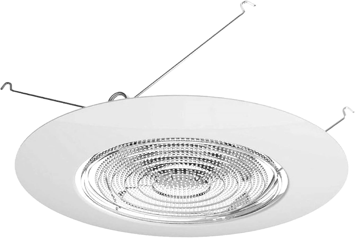 5" INCH RECESSED CAN Light Shower Trim Glass Lens & White Ring 507WH