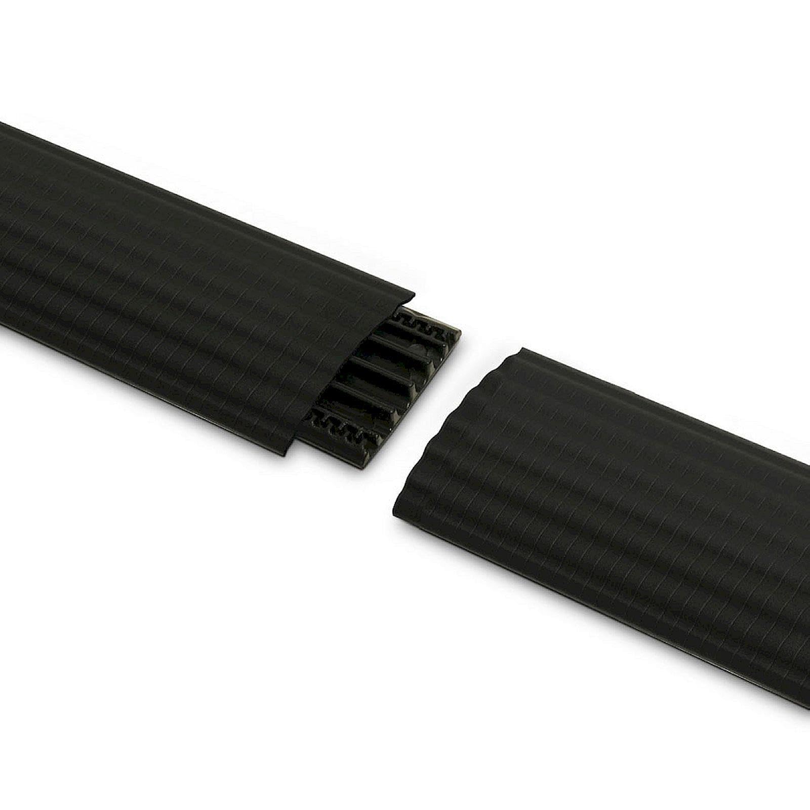 Defender OFFICE - Pasacables de 4 Canales negro